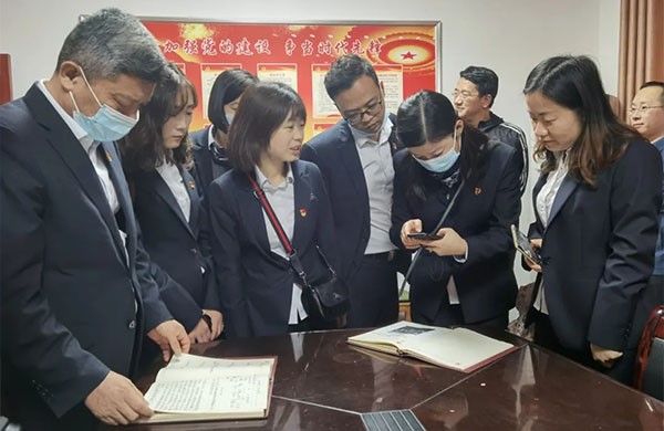 Jiangtou Road and Bridge Group visited Anyuan Pipeline Company for interactive exchanges
