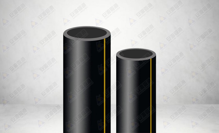 Buried polyethylene (PE) pipeline for gas