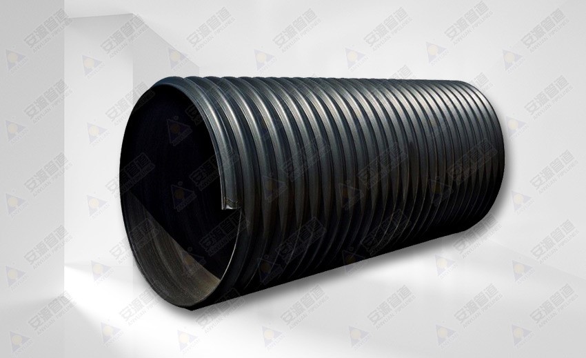 HDPE Steel belt reinforced spiral bellows